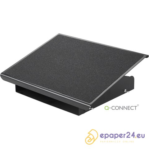 Podnóżek Q-Connect 41.5x42.6cm metalowy czarny Podnóżek Q-Connect 41.5x42.6cm metalowy czarny