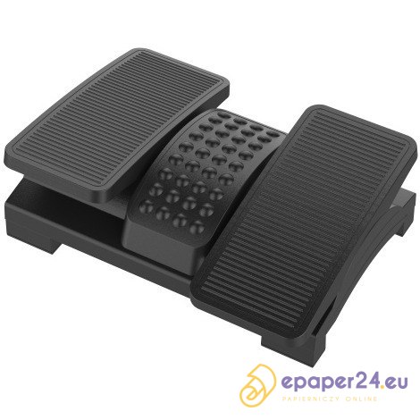 Podnóżek Q-Connect 43x32cm czarny Podnóżek Q-Connect 43x32cm czarny