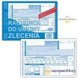 Rachunek do umowy zlecenia A5 (o+1k)