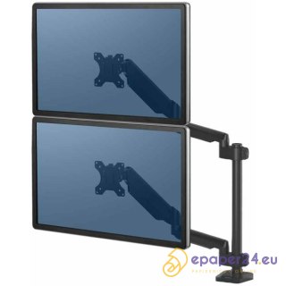 Ramię na 2 monitory Fellowes Platinum pionowe czarne