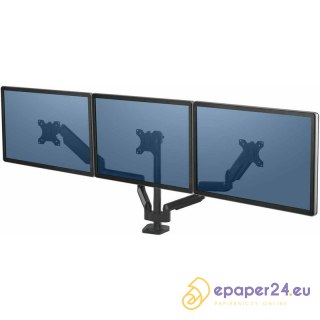 Ramię na 3 monitory Fellowes Platinum poziome czarne
