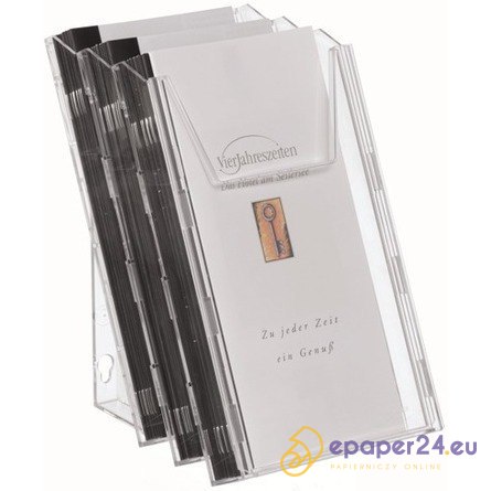 STOJAK NA ULOTKI 1/3 A4 DURABLE COMBIBOXX 3 PÓŁKI STOJAK NA ULOTKI 1/3 A4 DURABLE COMBIBOXX 3 PÓŁKI
