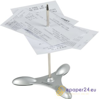 Szpikulec do rachunków Q-Connect metalowy srebrny