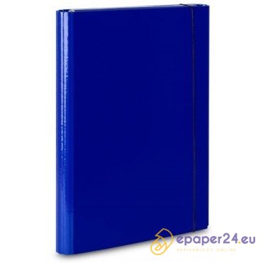 TECZKA SKRZYDŁOWA Z GUMKĄ A4 40mm NIEBIESKA TECZKA SKRZYDŁOWA Z GUMKĄ A4 40mm NIEBIESKA