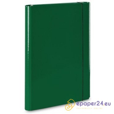 TECZKA SKRZYDŁOWA Z GUMKĄ A4 40mm ZIELONA TECZKA SKRZYDŁOWA Z GUMKĄ A4 40mm ZIELONA
