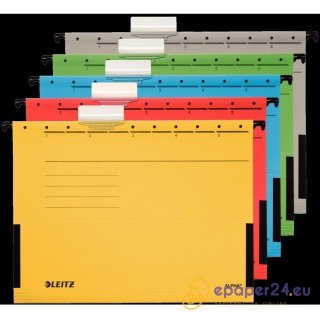 TECZKA ZAWIESZANA LEITZ ALPHA A4 Z BOKAMI CZERWONA