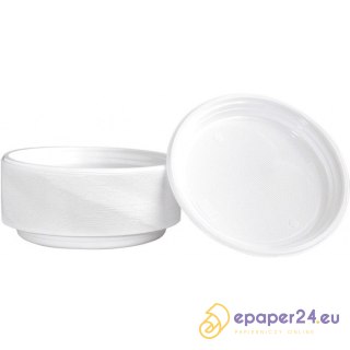 Talerz plastikowy Office Products śr.22cm biały (100)