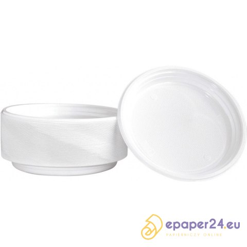 Talerz plastikowy Office Products śr.22cm biały (100) Talerz plastikowy Office Products śr.22cm biały (100)