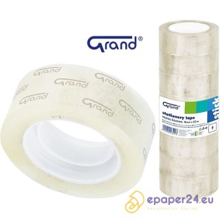 Taśma biurowa Grand 18mm/30m transparentna (8)