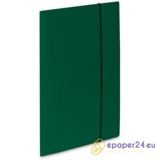 Teczka kartonowa z gumką VauPe Soft A4/450g zielona