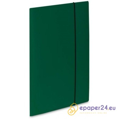 Teczka kartonowa z gumką VauPe Soft A4/450g zielona Teczka kartonowa z gumką VauPe Soft A4/450g zielona