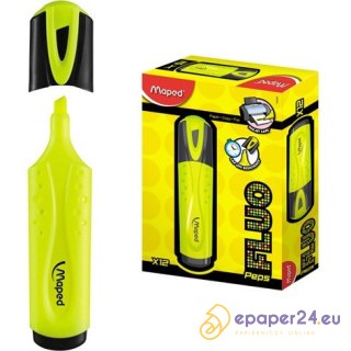 ZAKREŚLACZ MAPED FLUO PEPS ŻÓŁTY