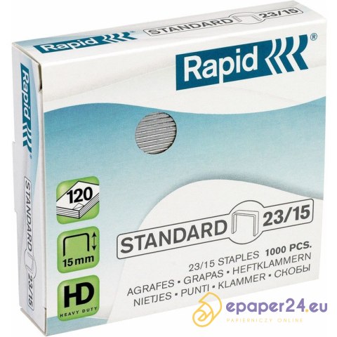 ZSZYWKI RAPID STANDARD 23/15 (1000) ZSZYWKI RAPID STANDARD 23/15 (1000)