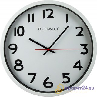 Zegar ścienny Q-Connect Warsaw 34cm biały