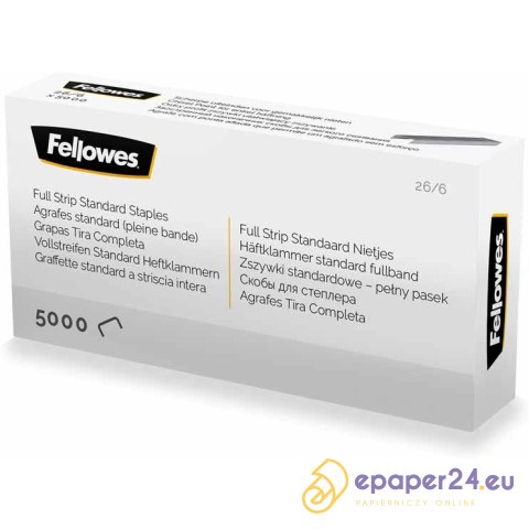 Zszywki Fellowes 26/6 (5000) Zszywki Fellowes 26/6 (5000)