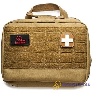 Apteczka turystyczna MaxHarter rozszerzona piaskowa