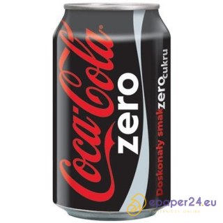 COCA COLA 0,33L ZERO PUSZKA