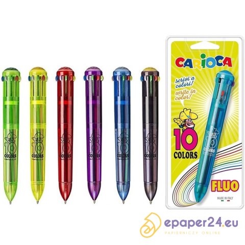 Długopis Carioca Maxi 10 kolorowy Długopis Carioca Maxi 10 kolorowy
