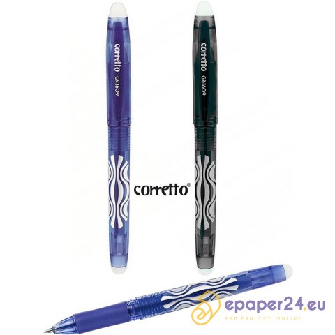 Długopis wymazywalny Corretto GR-1609 czarny Długopis wymazywalny Corretto GR-1609 czarny
