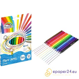 Flamastry Fiorello Fun 12 kolorów