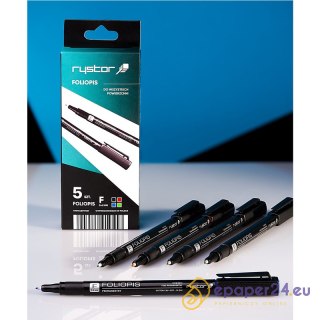Foliopisy permanentne Rystor FF-6 0.6mm 4 kolory (5)