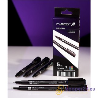 Foliopisy permanentne Rystor FS-4 0.4mm 4 kolory (5)