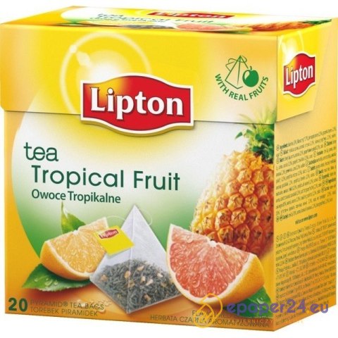 HERBATA LIPTON PIRAMID's OWOCE TROPIKALNE (20) HERBATA LIPTON PIRAMID's OWOCE TROPIKALNE (20)
