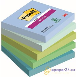 Karteczki Post-it Super Sticky 76x76mm (654-5SS-OAS) (5x90)