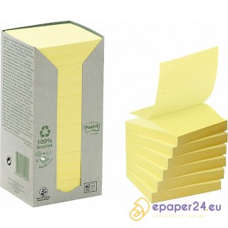 Karteczki Post-it Z-Notes 76x76mm (R330-1T) żółte (16x100)