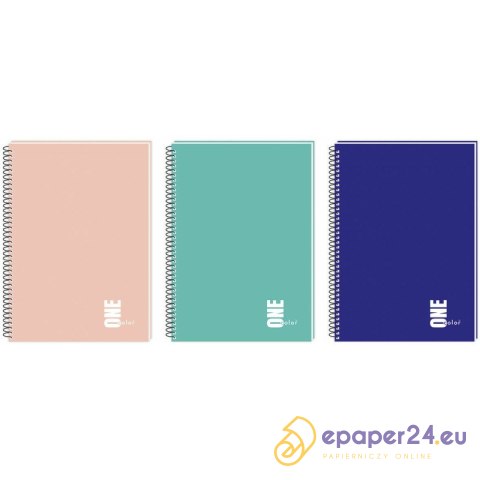 Kołozeszyt Interdruk One Color A4/80k kratka Kołozeszyt Interdruk One Color A4/80k kratka