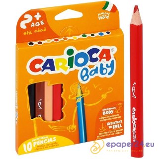 Kredki ołówkowe Carioca Baby 12 kolorów