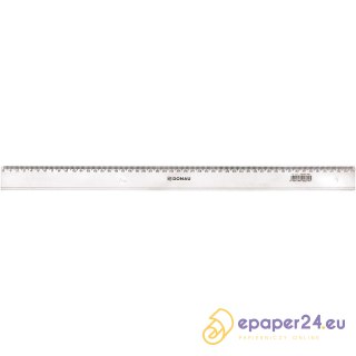 Linijka plastikowa Donau 50cm transparentna