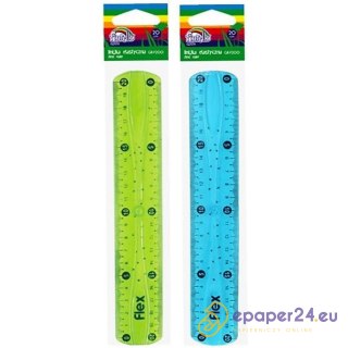 Linijka plastikowa Fiorello 20cm elastyczna