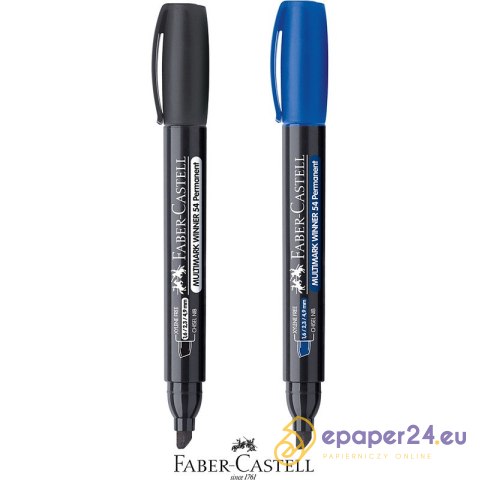 Marker permanentny Faber-Castell 54 czarny Marker permanentny Faber-Castell 54 czarny