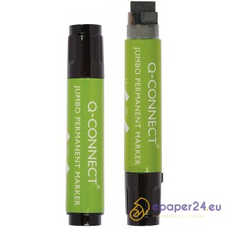 Marker permanentny Q-Connect Jumbo 2-20mm ścięty czarny