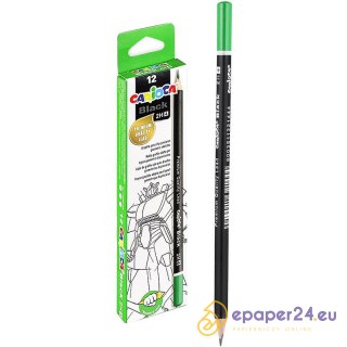 Ołówki techniczne Carioca 2H czarne (12)