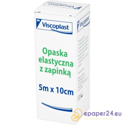 Opaska elastyczna Viscoplast 5mx10cm z zapinką Opaska elastyczna Viscoplast 5mx10cm z zapinką