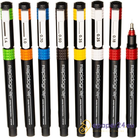 Pisak kreślarski Rystor Rapidograf Super Professional 0.25mm Pisak kreślarski Rystor Rapidograf Super Professional 0.25mm