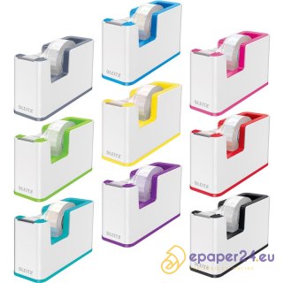 Podajnik do taśmy biurowej Leitz Wow biało-czerwony