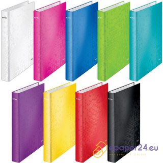 Segregator ringowy Leitz Wow A4/25mm 2R żółty