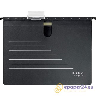 Skoroszyt zawieszany Leitz Alpha Recycle A4 czarny