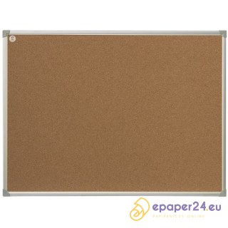 TABLICA KORKOWA RAMA ALUMINIOWA 80*60 CM