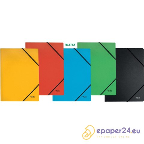 Teczka kartonowa z gumką Leitz Recycle A4 czarna Teczka kartonowa z gumką Leitz Recycle A4 czarna