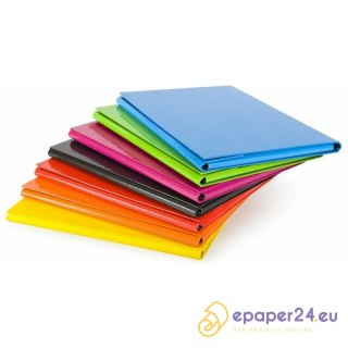 Teczka kartonowa z rzepem VauPe Caribic A4/20mm pomarańczowa