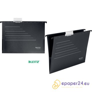 Teczka zawieszana Leitz Alpha Recycle A4 (z bokami) czarna