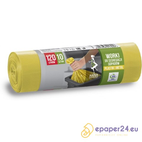 WORKI DO SEGREGACJI 120L ŻÓŁTE (10) WORKI DO SEGREGACJI 120L ŻÓŁTE (10)