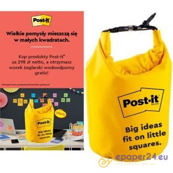 Worek żeglarski Post-it żółty Worek żeglarski Post-it żółty