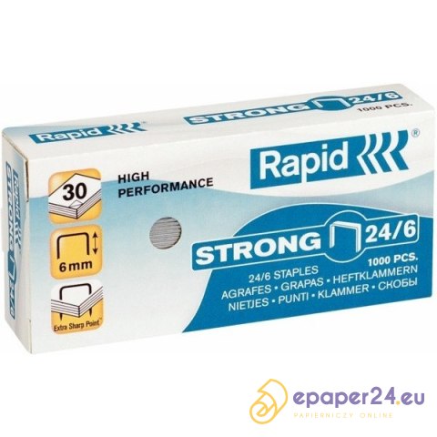 ZSZYWKI RAPID STRONG 24/6 (1000) ZSZYWKI RAPID STRONG 24/6 (1000)