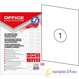 Etykiety Office Products A4 210x297mm białe (100)