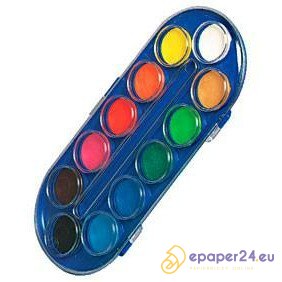 Farby akwarelowe 12kol. Locomotif HERLITZ